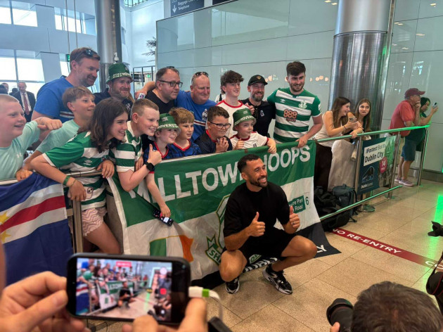 Pico Lopes gets hero's welcome at Dublin Airport after Cape Verde's fairytale World Cup run