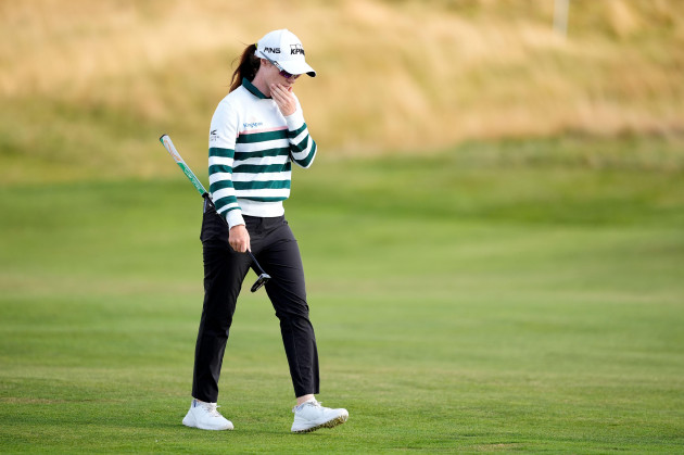 Leona Maguire in danger of missing cut at Women's Open
