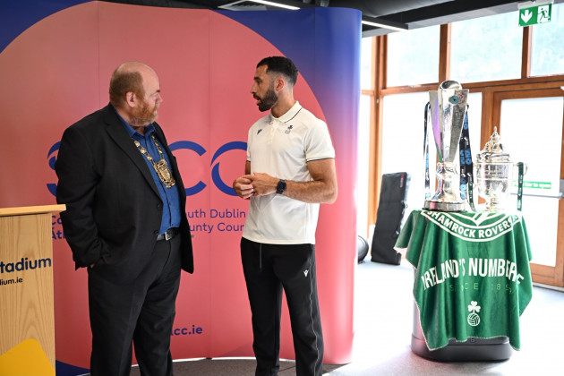 Pico Lopes enjoys mayor’s reception by South Dublin County Council after World Cup heroics