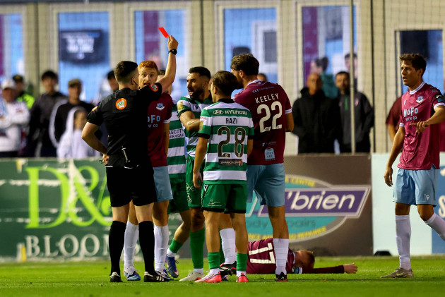 Pico Lopes sent-off as Shamrock Rovers held to draw by Drogheda