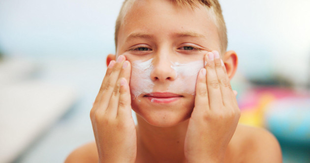 Raising them right: I grew up with lots of scorching summer sunburn. I hope my kids never do
