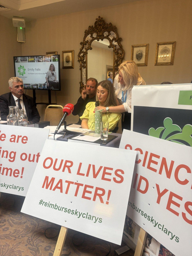Pressure mounts as HSE to decide tomorrow on reimbursement of €280k-a-year Skyclarys drug