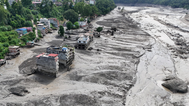 Rescuers search for survivors as 1,300 missing after deadly flash floods in Nepal