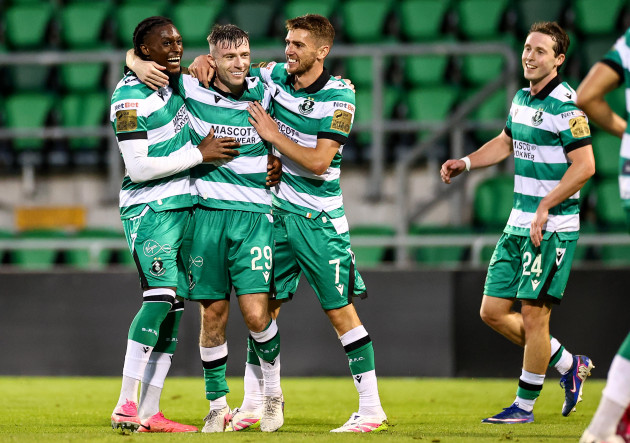 Shamrock Rovers take big step towards play-off round with impressive first-leg victory