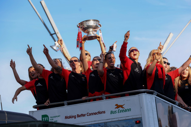 In pics: All-Ireland camogie champions bring the O'Duffy Cup back to Cork